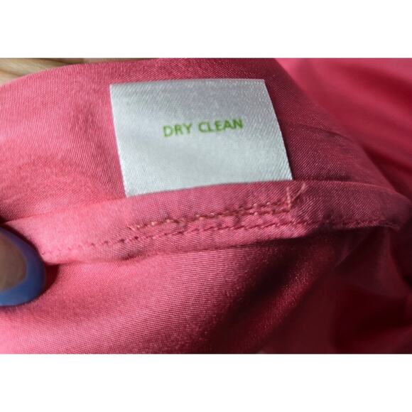 Lilly Pulitzer 100% silk pink embroidered Kathleen shift dress preppy Small. - Picture 6 of 7